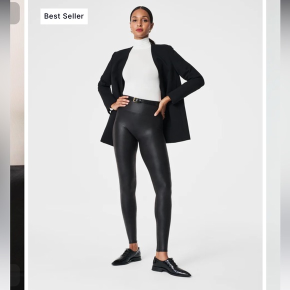 Blogger Fave ✨ Spanx Leather Like Leggings - Picture 3 of 4